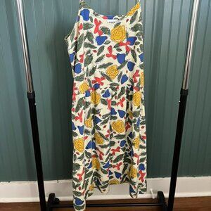 Colorful L.F. Markey midi spaghetti strap dress